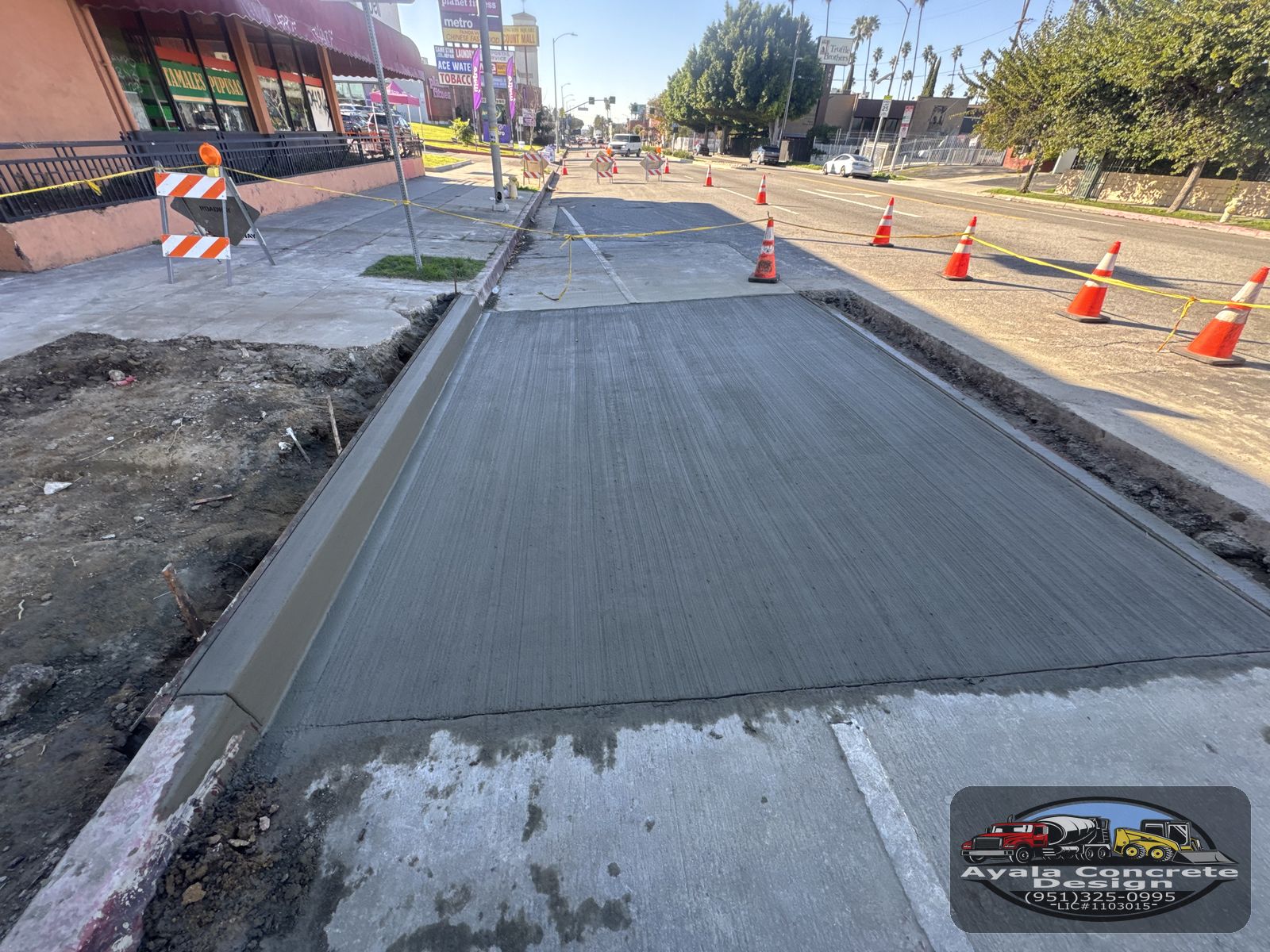 Commercial access & curb work — 33
