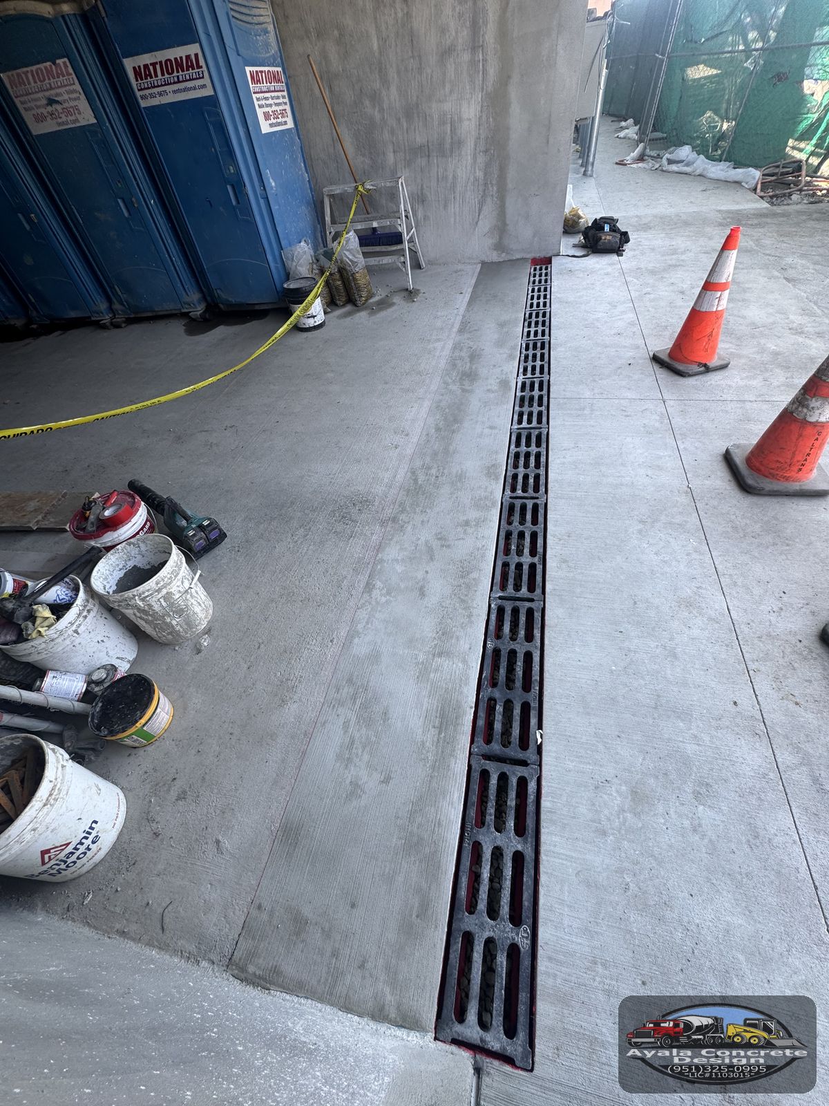 Storefront sidewalks & drainage — 20