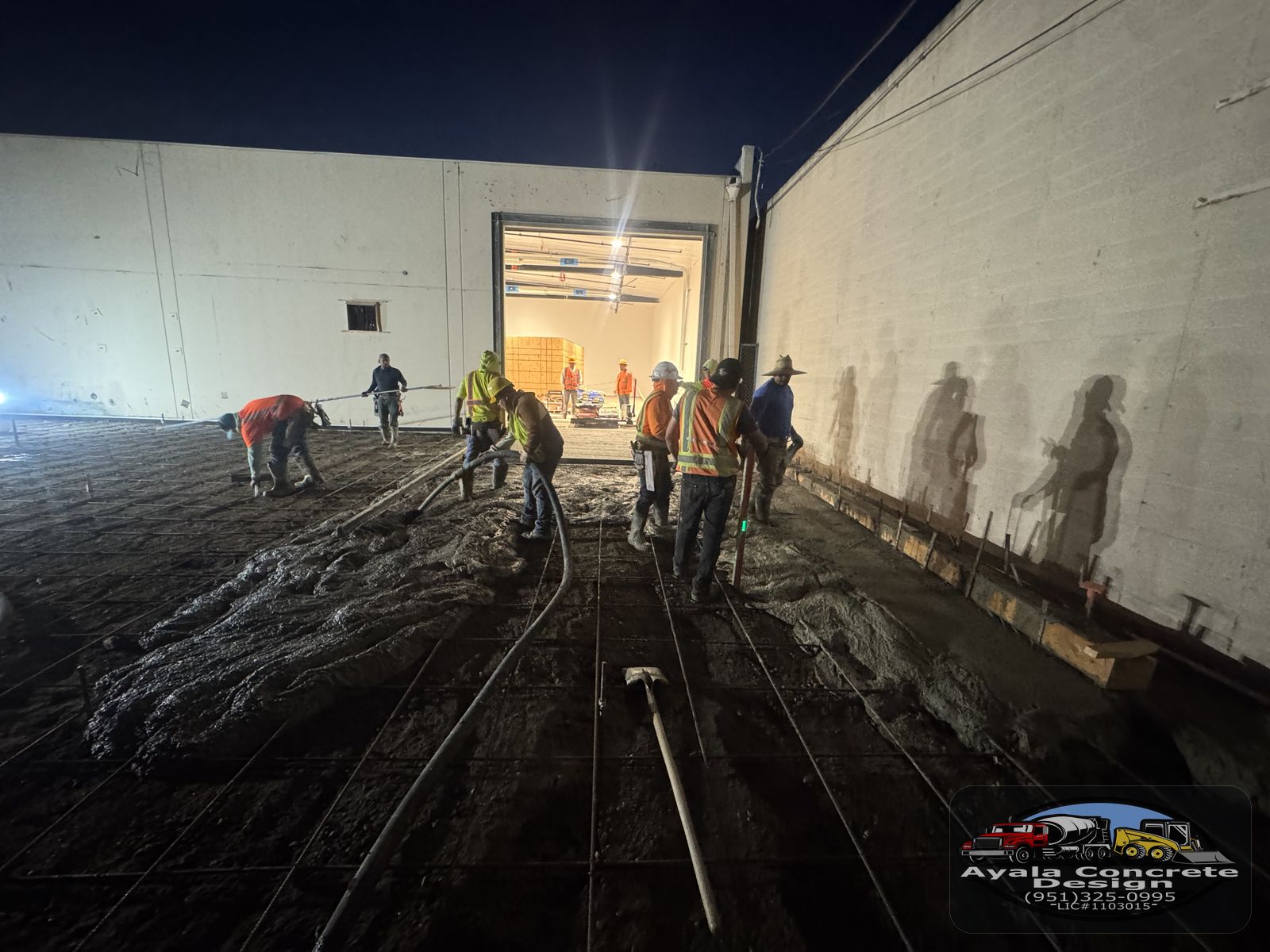 Large commercial slab — 16