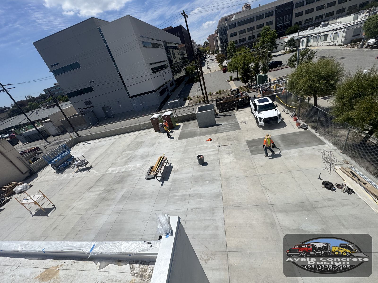 Large commercial slab — 14
