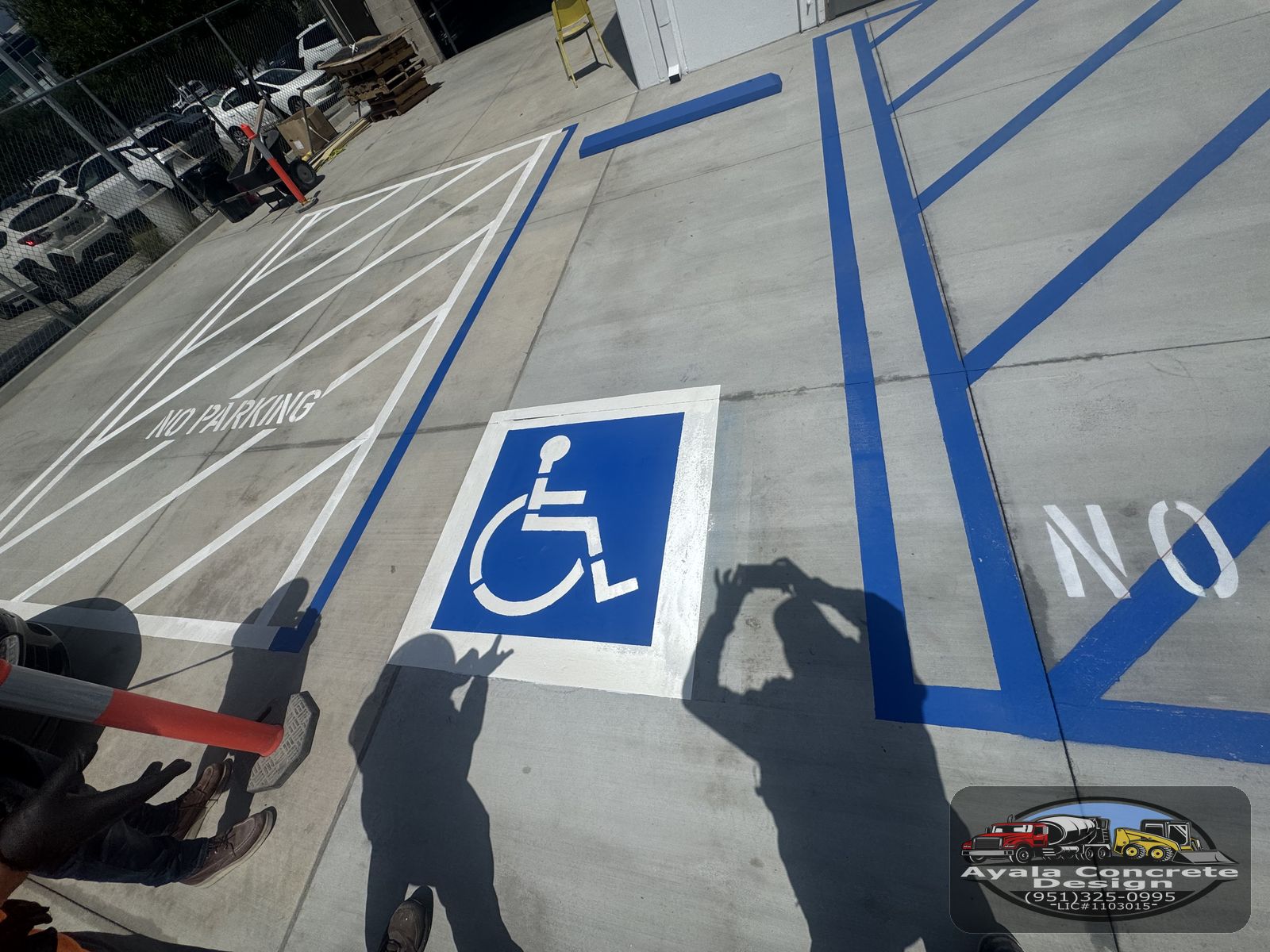 Commercial parking & ADA markings — 12